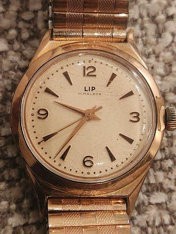 Lip - Himalaya - Vintage mécanique - plaqué or - Zonder, Nieuw