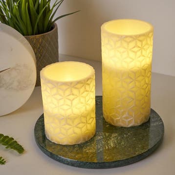 Set Paulmann Cosy Ornament LED kaarsen was Timer batterij..., Huis en Inrichting, Lampen | Overige, Ophalen of Verzenden, Nieuw