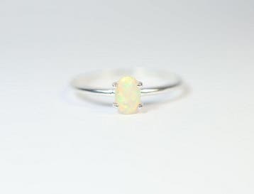 Ethiopisch opaal / Welo-opaal ring / nieuw- 1.16 g - (1)