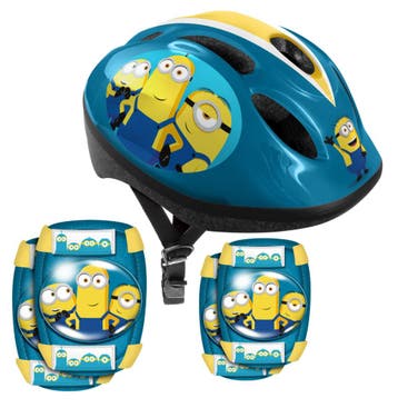 Helmpakket Helm met beschermers Minions 2 (Kinderen), Ophalen of Verzenden, Nieuw, Overige merken