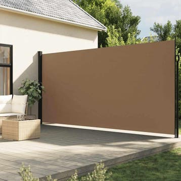 vidaXL Windscherm uittrekbaar 200x300 cm taupe, Tuin en Terras, Verzenden, Nieuw