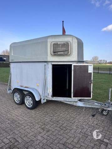 Leuke Bockmann 1.5 paards!, Ophalen, Zo goed als nieuw, 1½-paards trailer