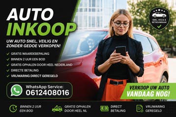 Smart Verkopen? Auto Verkopen Binnen 2 Uur? Hoogste Bod!, Nieuw