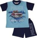 Fun2Wear - Shortama Police - Blauw - Maat 68 - Jongens, Verzenden, Nieuw, Jongen