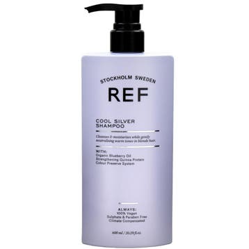 REF Cool Silver Shampoo 600ml, Ophalen of Verzenden, Nieuw, Shampoo of Conditioner