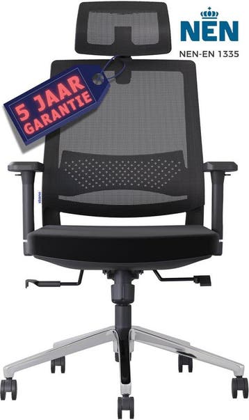 Stane® Ergonomische Bureaustoel met hoofdsteun – Office, Ophalen of Verzenden, Zo goed als nieuw