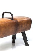 Handcrafted Gym Pommel Horse bench - Chestnut Brown - 153, Antiek en Kunst