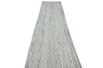 Handgeweven Designer Kelim - Modern - Kelim - 366 cm - 91 cm, Nieuw