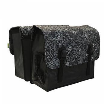 Beck Dubbele Fietstas Classic Blackish Pattern, Verzenden, Nieuw