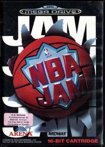 Sega Mega Drive NBA Jam (In doos), Verzenden, Zo goed als nieuw