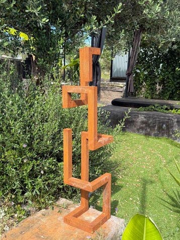 Ana Lucia B.M - Sculpture Corten - XL
