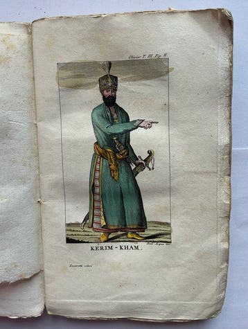 Mirza Aboul Taleb Khan, John Carr, Guillame Olivier, Aly Bey