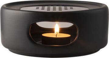 XEMM Rechaud - Warmhoudplaatje Theepot - Zwart met RVS, Ophalen of Verzenden, Zo goed als nieuw