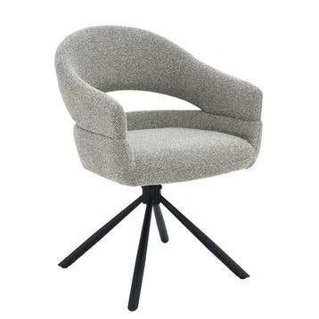 Eetkamerstoel Linn -  TaupeGestoffeerde stoelen, Ophalen of Verzenden, Nieuw