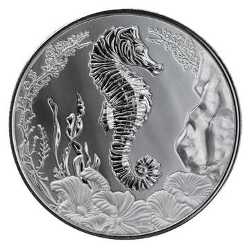 Seahorse 2025 1 oz Zilveren Munt, Verzenden, Zilver