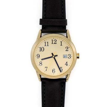 Tyme Cambridge Heren Horloge - 38mm Crème/Bruin- Horloges, Ophalen of Verzenden, Zo goed als nieuw