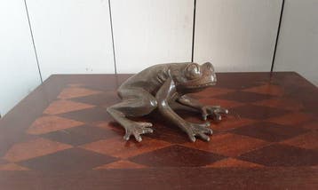 Figuur - Kikker - Brons