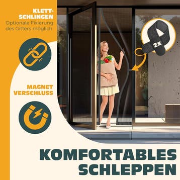 KESSER® Magnetisch deurgordijn - Vliegengordijn - 80x200cm -, Doe-het-zelf en Verbouw, Verzenden, Zo goed als nieuw