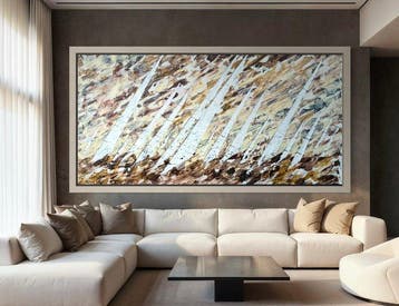 VOLHA - Sailing Toward the Amber Horizon -XXL-Hand painted