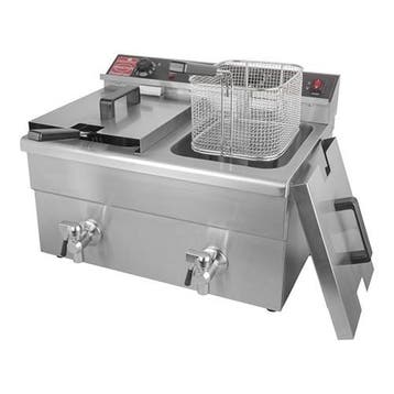 Caterchef inductie friteuse 2x 8 Liter, Zakelijke goederen, Verzenden, Nieuw in verpakking