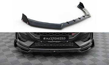 Voorspoiler V.4 met Canards Ford Fiesta ST / ST Line Mk8 FL, Ophalen of Verzenden, Nieuw