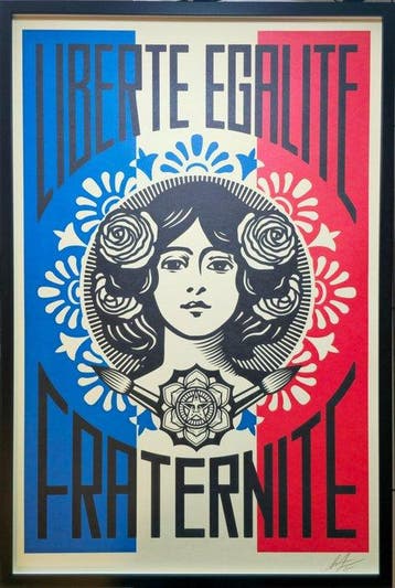 Shepard Fairey (OBEY) - Liberté Égalité Fraternité - 2020s