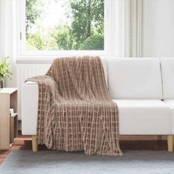 vidaXL Kleden 6 st Kameel 150 x 130 cm 2.75 kg Fleece, Verzenden, Nieuw, Bruin