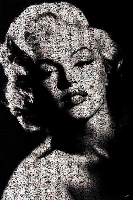 David Law - Crypto Marilyn V - Format XL 50x75, Antiek en Kunst, Kunst | Designobjecten
