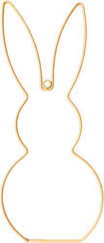 Metalen Frame Haas staand oor hanger Apricot 40 cm, Hobby en Vrije tijd, Knutselen, Ophalen of Verzenden, Nieuw