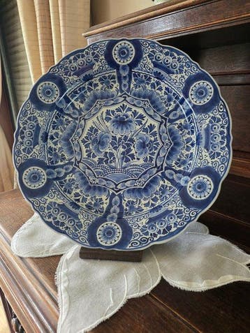 De Porceleyne Fles, Delft - Wandbord (2) - Delfts blauw