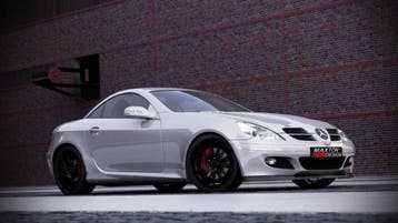 Front Splitter MERCEDES SLK R171 STANDAARD BUMPER, Verzenden