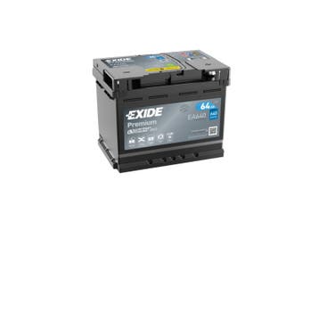 Exide Premium accu | EA640 | 12V 64Ah, Auto-onderdelen, Ophalen of Verzenden, Nieuw