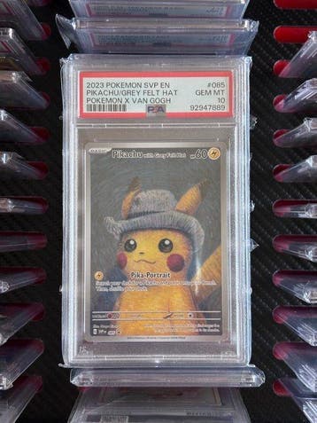1 Graded card - Pikachu with Grey Felt Hat - PSA 10, Nieuw