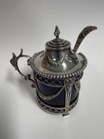 Zoutvat - .835 zilver, Antiek en Kunst