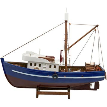 Model Vissersboot 44cm Blauw, Ophalen of Verzenden, Nieuw