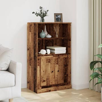 vidaXL buffetkast 60x35,5x103,5 cm bewerkt hout oud, Verzenden, 100 tot 150 cm, Nieuw, 50 tot 100 cm