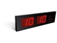 2dekans | Wandklok Met Led-Display, Ophalen of Verzenden, Zo goed als nieuw