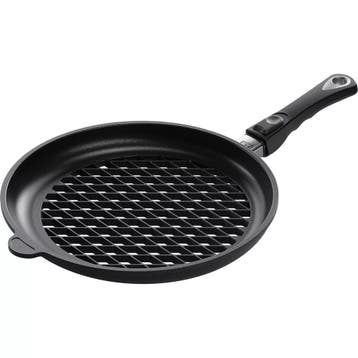 AMT Gastroguss Gietaluminium grillpan – Lotan antiaanbakl., Ophalen of Verzenden, Nieuw, Aluminium, Overige typen
