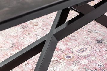 Uitschuifbare eettafel EUPHORIA 180-220-260cm antraciet, Ophalen of Verzenden, Nieuw