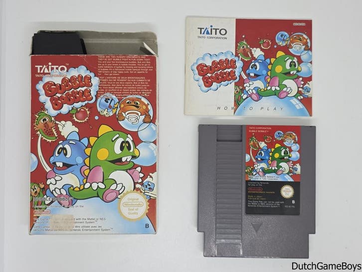 Nintendo Nes - Bubble Bobble - FRA, Spelcomputers en Games, Games | Nintendo NES, Gebruikt, Verzenden