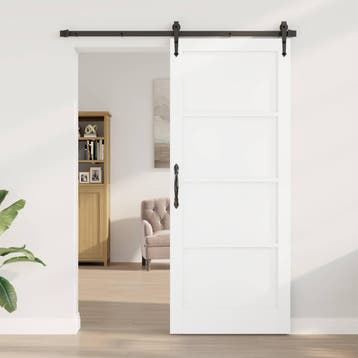 vidaXL Binnendeur 86 x 211 cm Multiplex Wit, Verzenden, Nieuw
