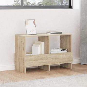 vidaXL Tijdschrift Rek Sonoma Eiken 68,5 x 30 x 45 cm, Verzenden, Nieuw