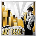 Niue. 1 Dollar 2024 1 oz $1 NZD Niue Art Deco Colorized