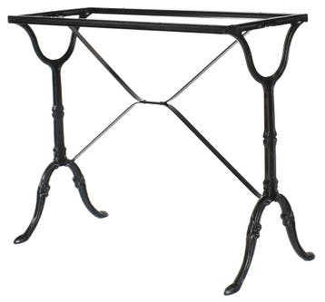 Tafelonderstel gietijzer rechthoekig 83 x 36 cm - tafelpoot, Minder dan 50 cm, 50 tot 100 cm, Nieuw, Ophalen of Verzenden