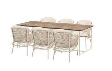 4 Seasons Outdoor Puccini tuinset met Quatro tafel latte met, Ophalen of Verzenden, Nieuw