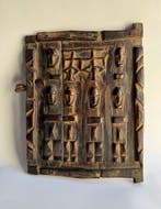 Dogon Mali tribal art Wooden door - Bloksnijwerk/relief -