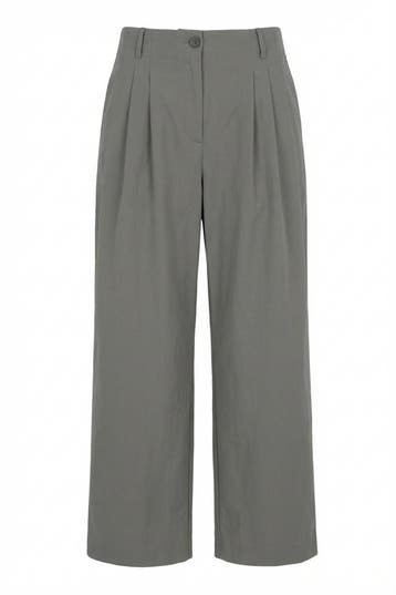American Vintage Broek in maat L Beige, Kleding | Dames, American Vintage, Verzenden, Zo goed als nieuw, Beige