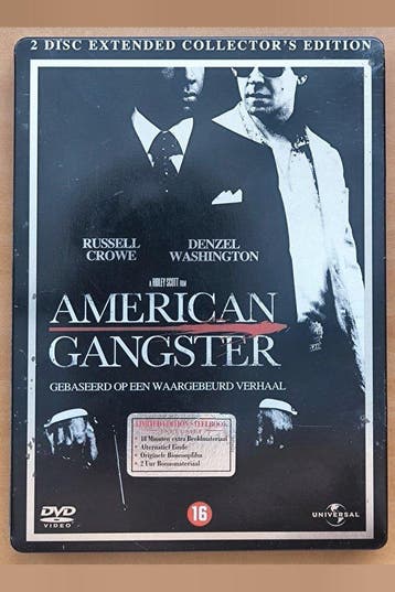 American Gangster 2007 Steelbook Biography Russell Crowe DVD, Verzenden, Nieuw in verpakking