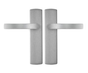 AXA curve klik schild blind met deurklink blok aluminium F1, Verzenden, Nieuw
