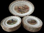 Limoges - Tafelservies voor 12 (13) - Wildjacht - Porselein